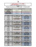 Planning Mikaël GOBIN – 1er semestre 2023